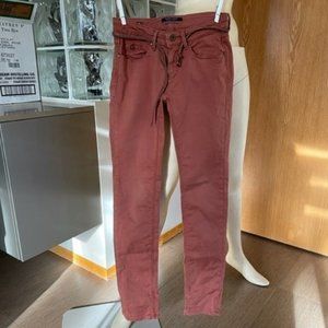 MAISON SCOTCH Amsterdams Blauw SKINNY JEANS  W25 L32 +  Maison Scotch WOVEN BELT